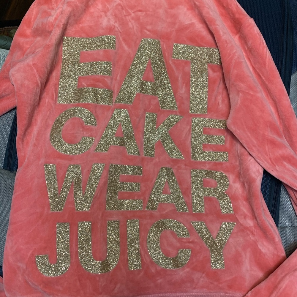 Juicy couture pink sweatshirt